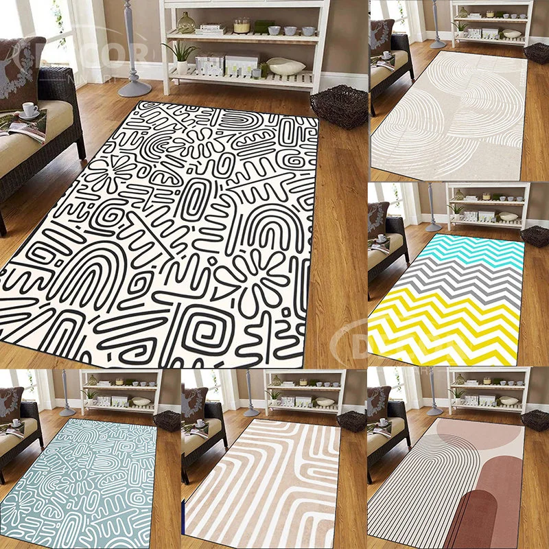 Geometric Striped Flannel Carpet Decor Baby Crawling Rug Cute Children Photography Props Bedroom Decoration Cloakroom Floor Mat
Geometric Striped Flannel Carpet Decor Baby Crawling Rug Cute Children Photography Props Bedroom Decoration Cloakroom Floor Mat