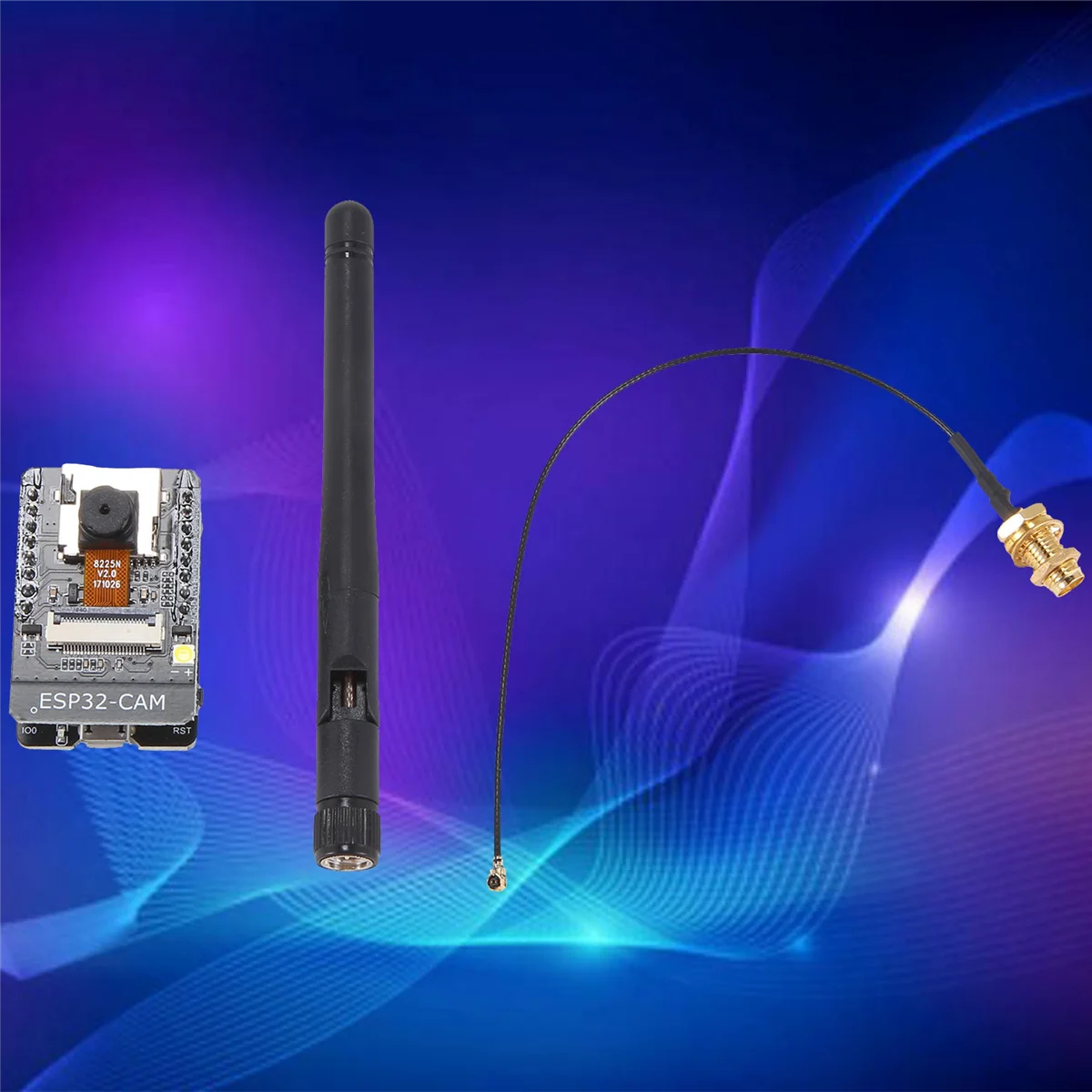 Комплект модуля Wi-Fi Bluetooth ESP32 с последовательным интерфейсом для веб-камеры
Комплект модуля Wi-Fi Bluetooth ESP32 с последовательным интерфейсом для веб-камеры
