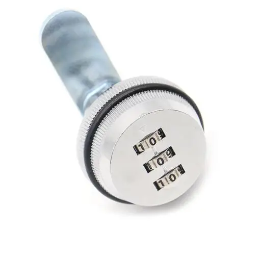 

500pcs fedex dhl Hardware Combination Cam Lock 3 Digit Length Security Lock for Drawer Cabinet Custom Code Password Locks