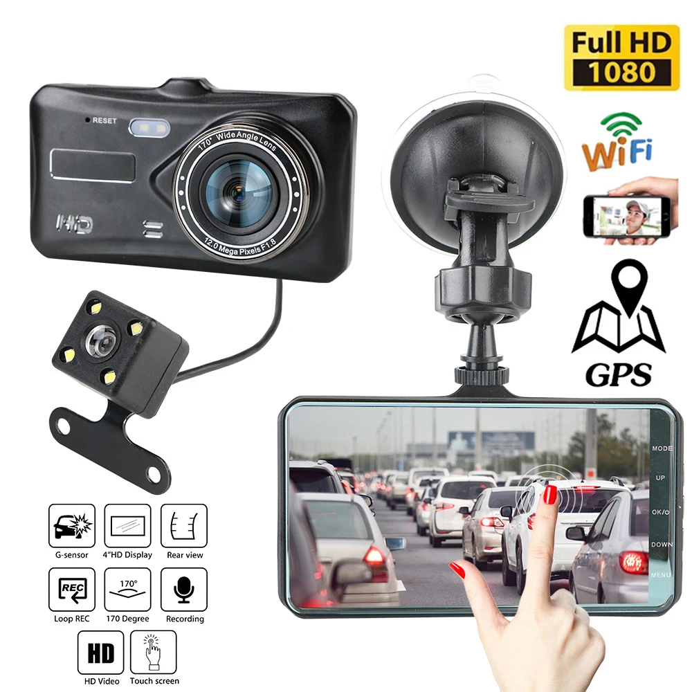 Автомобильный видеорегистратор WiFi Full HD 1080P, видеорегистратор с камерой заднего вида, Автомобильный видеорегистратор с черным ящиком, Автомобильный видеорегистратор, GPS-регистратор, автомобильные аксессуары
Автомобильный видеорегистратор WiFi Full HD 1080P, видеорегистратор с камерой заднего вида, Автомобильный видеорегистратор с черным ящиком, Автомобильный видеорегистратор, GPS-регистратор, автомобильные аксессуары