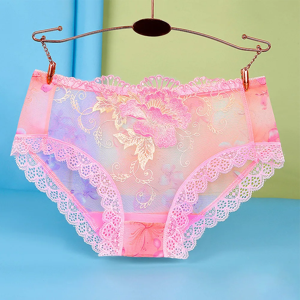 Plus Women Sexy Floral Print Lace Seamless See-Through Underwear Boyshort Skin-Friendly Transparent Briefs Panties
Plus Women Sexy Floral Print Lace Seamless See-Through Underwear Boyshort Skin-Friendly Transparent Briefs Panties