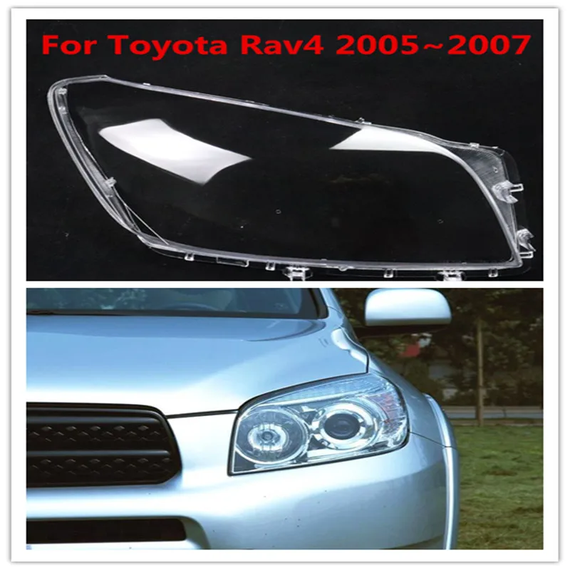 

Headlight Lens For Toyota Rav4 2005~2007 Headlamp Cover Car Light Glass Replacement Auto Shell