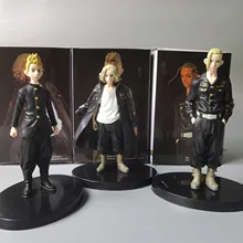 

Hot Tokyo Revengers Figures Toys Hanagaki Takemichi Ryuguji Ken Baji Keisuke Matsuno Chifuyu Anime Action Figure Collectile