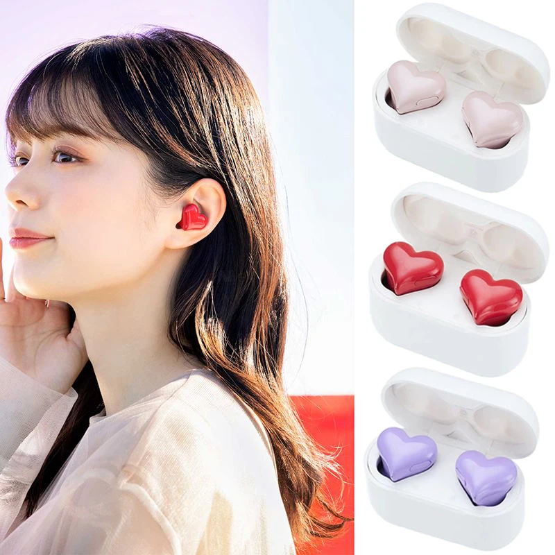 Heartbuds Wireless Earphones TWS Earbuds Bluetooth Headset Heart Buds Women Fashion Pink Gaming Student Headphones Girl Gift
Heartbuds Wireless Earphones TWS Earbuds Bluetooth Headset Heart Buds Women Fashion Pink Gaming Student Headphones Girl Gift