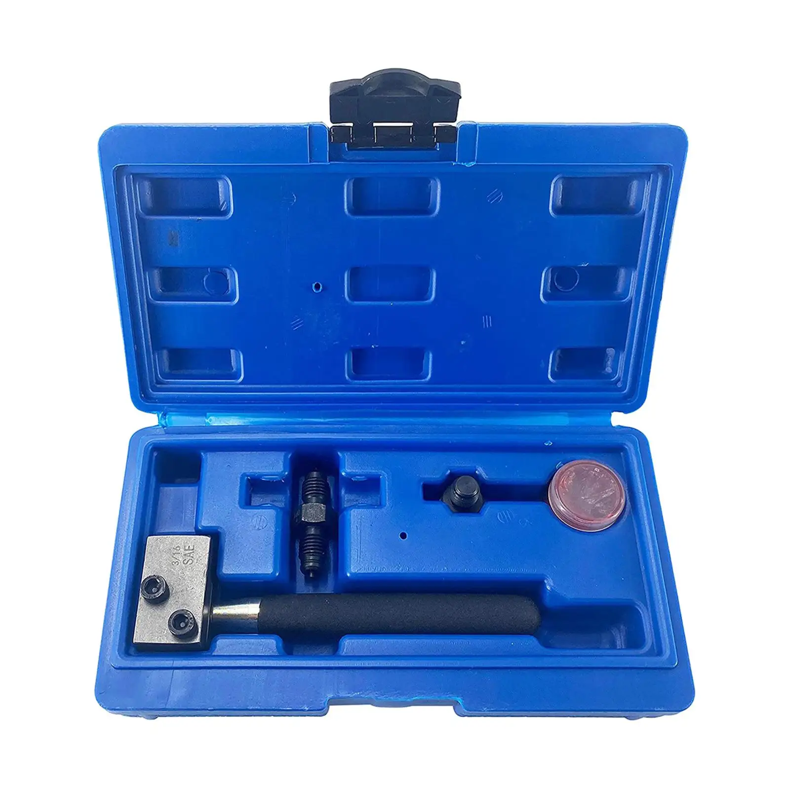 Auto Single & Double Flaring Tool Kits 3/16 inch Automotive Brake Line Flaring Tool for Copper Tubing Soft Steel Pipes Repair
Auto Single & Double Flaring Tool Kits 3/16 inch Automotive Brake Line Flaring Tool for Copper Tubing Soft Steel Pipes Repair