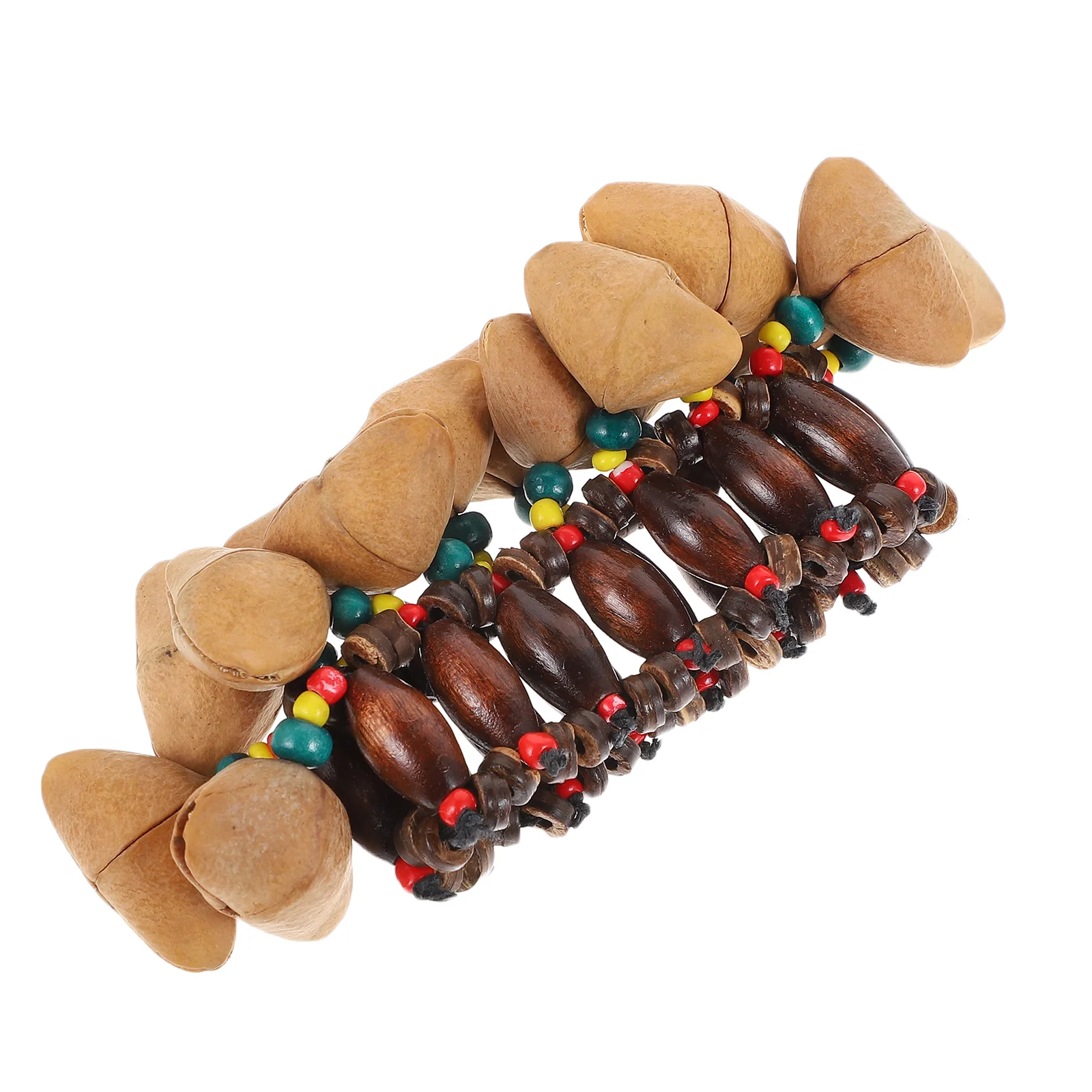 

Drum Nut Shell Handbell Band Jewelry Conga Bell Wrist Women Accessories Tribal Creative Assorted Bracelet Hand Shaker