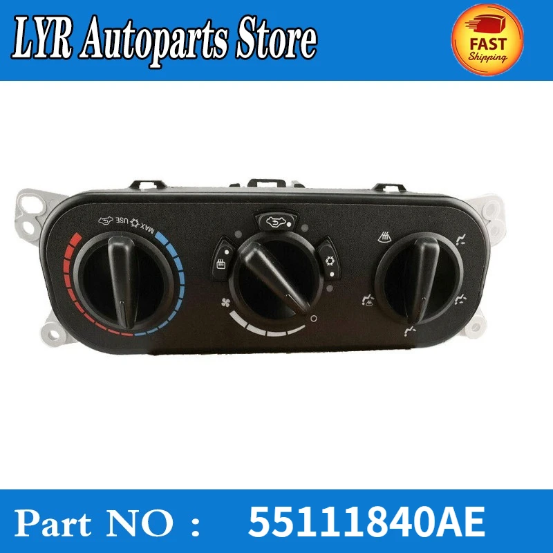 Original high quality NEW For 2007-2010 Jeep Wrangler A/C Heater Control Unit Module 55111840AE Car Accessories 
Original high quality NEW For 2007-2010 Jeep Wrangler A/C Heater Control Unit Module 55111840AE Car Accessories