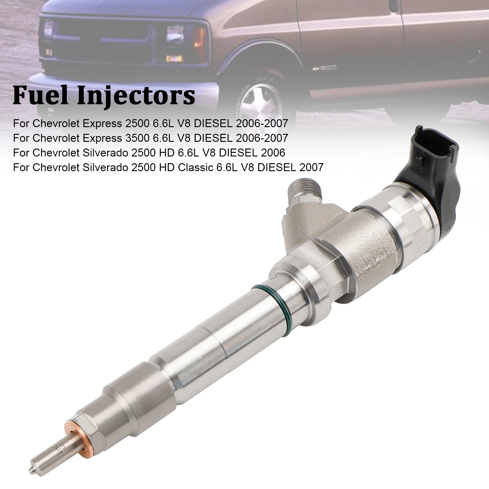 Artudatech 1PCS Fuel Injector 0445120042 Fit For Chevy Fit For GMC Duramax Hummer 6.6L 2006-2007
Artudatech 1PCS Fuel Injector 0445120042 Fit For Chevy Fit For GMC Duramax Hummer 6.6L 2006-2007