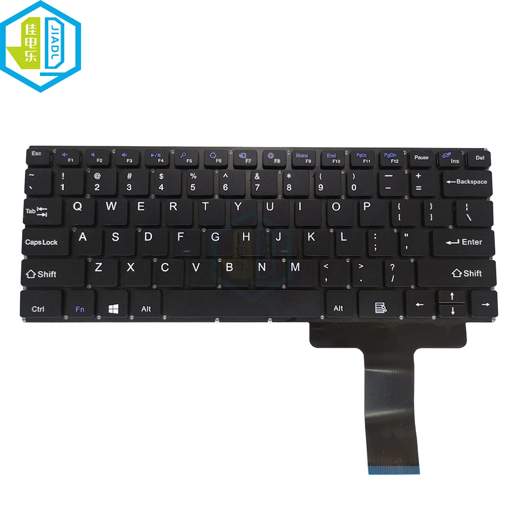 

US English Laptop Keyboard K3725 KY284-3 K883 Notebook PC Parts Replacement Keyboards Black Keycaps USA United States QWERTY