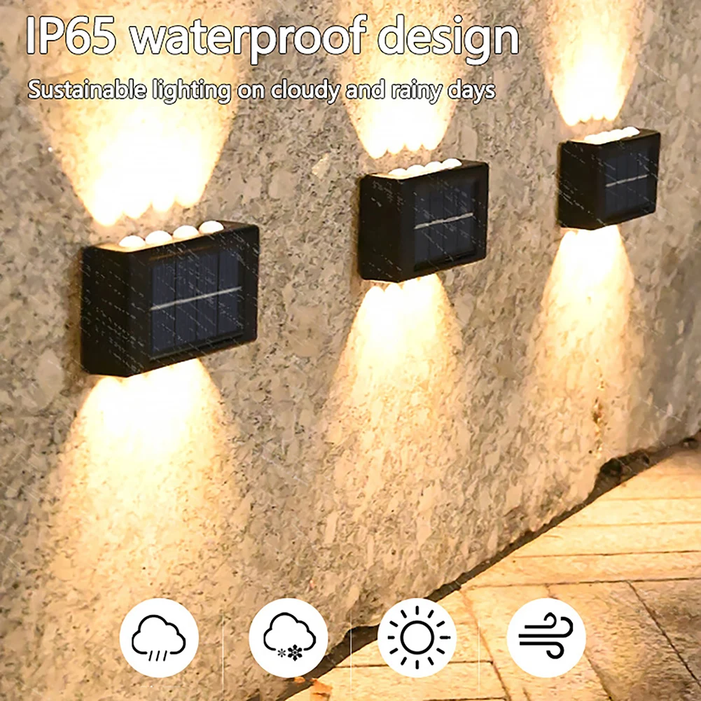 2 Pack Solar Wall Lights Up Down Solar Sconce IP65 Waterproof Outdoor Fence Solar Lamp For Garden Porch Decoration
2 Pack Solar Wall Lights Up Down Solar Sconce IP65 Waterproof Outdoor Fence Solar Lamp For Garden Porch Decoration