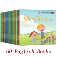 60 Books/Set English Picture Book Children Enlightenment Baby Kids Learn Words Tales Series Educational Reading Libros Chinese
60 Books/Set English Picture Book Children Enlightenment Baby Kids Learn Words Tales Series Educational Reading Libros Chinese