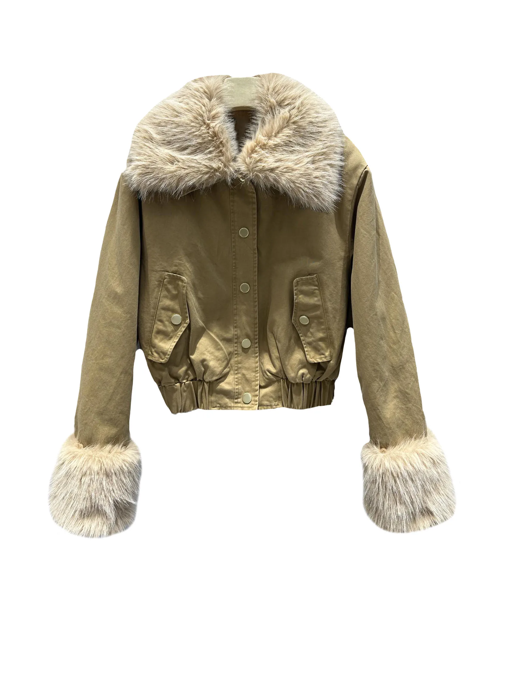 Cotton jacket lapel short loose fit hem elastic design warm and comfortable 2023 winter new 1219
Cotton jacket lapel short loose fit hem elastic design warm and comfortable 2023 winter new 1219