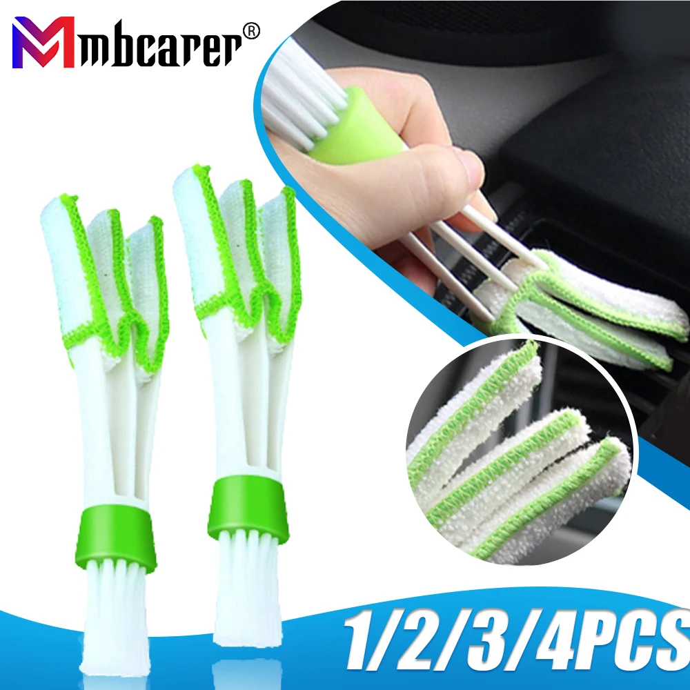 

Car Air Conditioner Vent Brush Microfibre Car Grille Cleaner Auto Detailing Blinds Duster Brush Car-styling Auto Accessories