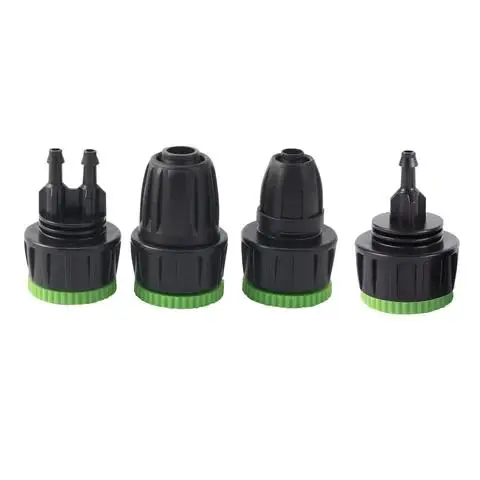 

European Standard Thread Locked Connector DN16 Pipe 8/11mm 4/7mm Hose Splitters for Garden Irrigation System 1/2" to 3/4" Female