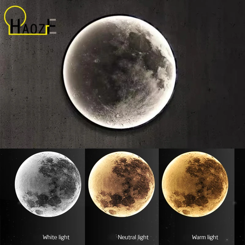 Haoze Moon LED Wall Light For Bedroom Living Room Wall Lamps Indoor Home Led Lights Modern Nightlights
Haoze Moon LED Wall Light For Bedroom Living Room Wall Lamps Indoor Home Led Lights Modern Nightlights