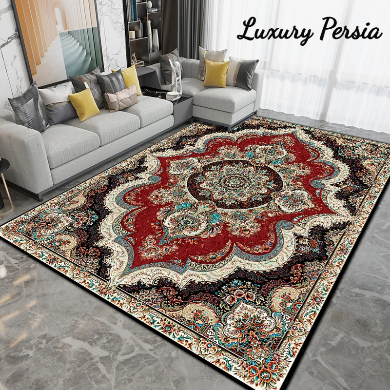 Luxury Persian Carpet Living Room Decoration Home Bedroom Room Decor Large Area Rugs Retro Non-slip Washable Floor Mats 200x300
Luxury Persian Carpet Living Room Decoration Home Bedroom Room Decor Large Area Rugs Retro Non-slip Washable Floor Mats 200x300