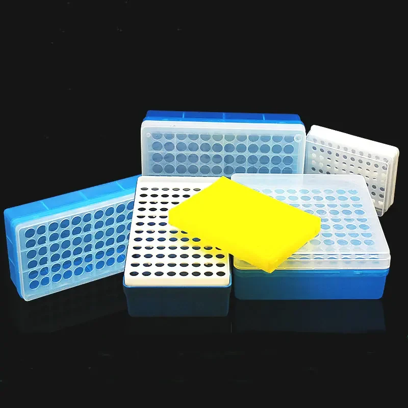 

1pcs 0.2ml 0.5ml 1.5/2ml plastic Centrifugal tube Storage box Lab 50/72/96/100 holes PCR tube PP Storage rack
