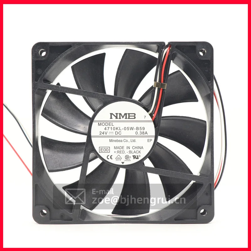 4710KL-05W-B59 Cabinet Cooling Fan 6.96W 24V 11925 Axial Blower for Industrial Server Device HVAC Heat Dissipation
4710KL-05W-B59 Cabinet Cooling Fan 6.96W 24V 11925 Axial Blower for Industrial Server Device HVAC Heat Dissipation
