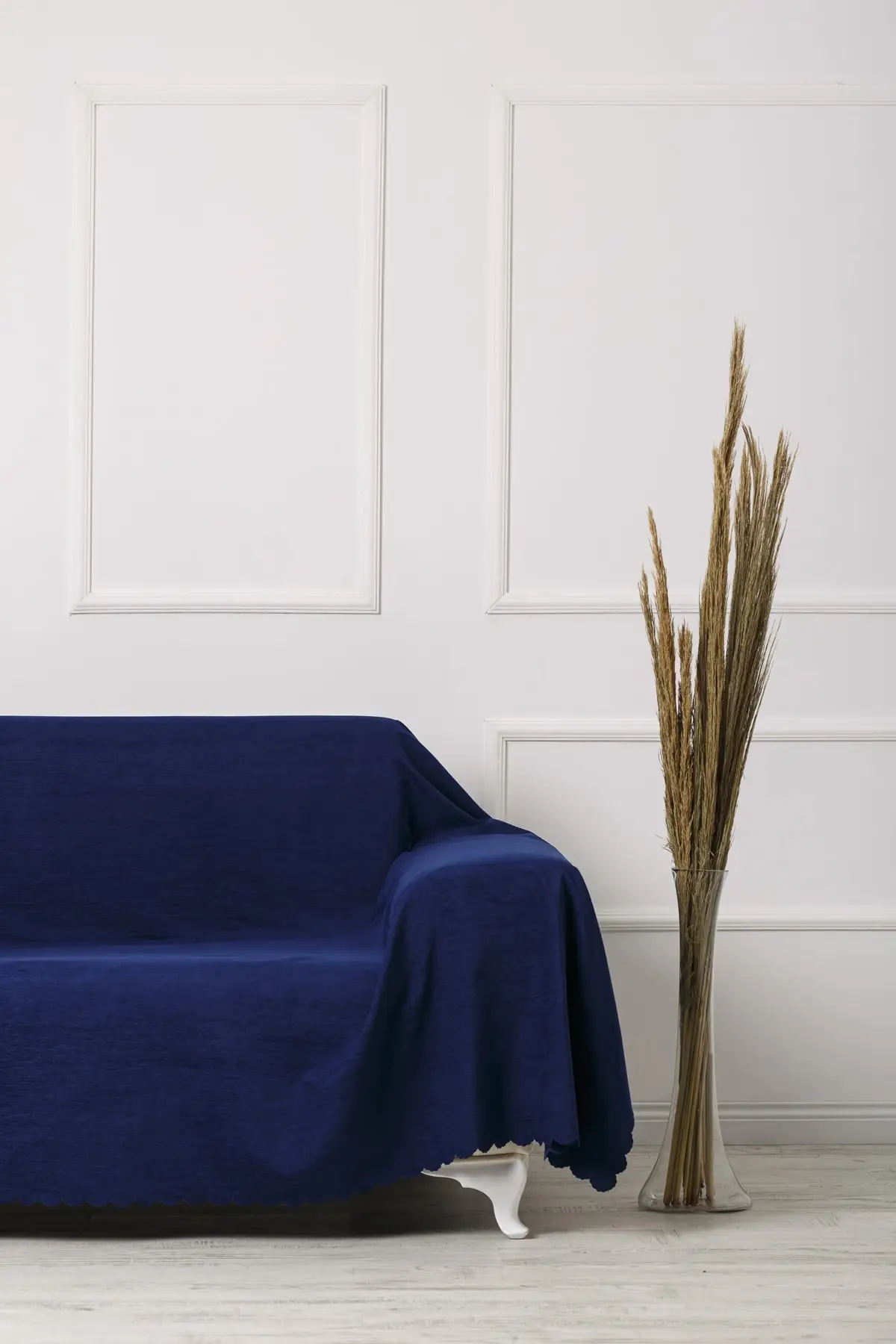 Navy Blue Battal Size Double Sided Sofa Bed Cover Shawl Cotton-Polyester 180x300 Salon
Navy Blue Battal Size Double Sided Sofa Bed Cover Shawl Cotton-Polyester 180x300 Salon