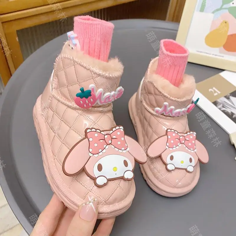 Sanrio Kawaii Anime Winter New Kuromi Snow Boots Warm Shoes Cute Cartoon My Melody Conforts Short Boot Birthday Gift
Sanrio Kawaii Anime Winter New Kuromi Snow Boots Warm Shoes Cute Cartoon My Melody Conforts Short Boot Birthday Gift