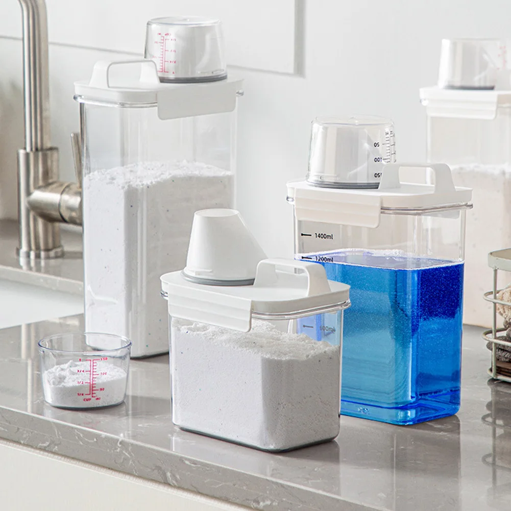 Airtight Detergent Dispenser Multi-Purpose Transparent White Washing Powder Dispenser Washing Waterproof Moisture-proof
Airtight Detergent Dispenser Multi-Purpose Transparent White Washing Powder Dispenser Washing Waterproof Moisture-proof