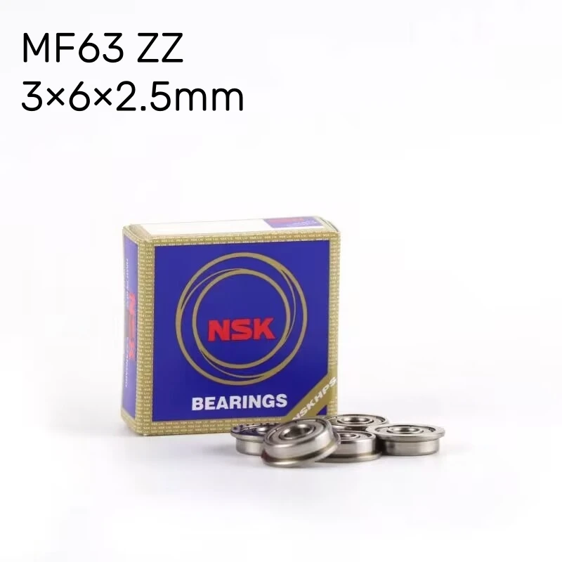 2/5pcs Flange bearing Japan Origin NSK MF63 ZZ Miniature high-speed bearing 3×6×2.5mm
2/5pcs Flange bearing Japan Origin NSK MF63 ZZ Miniature high-speed bearing 3×6×2.5mm