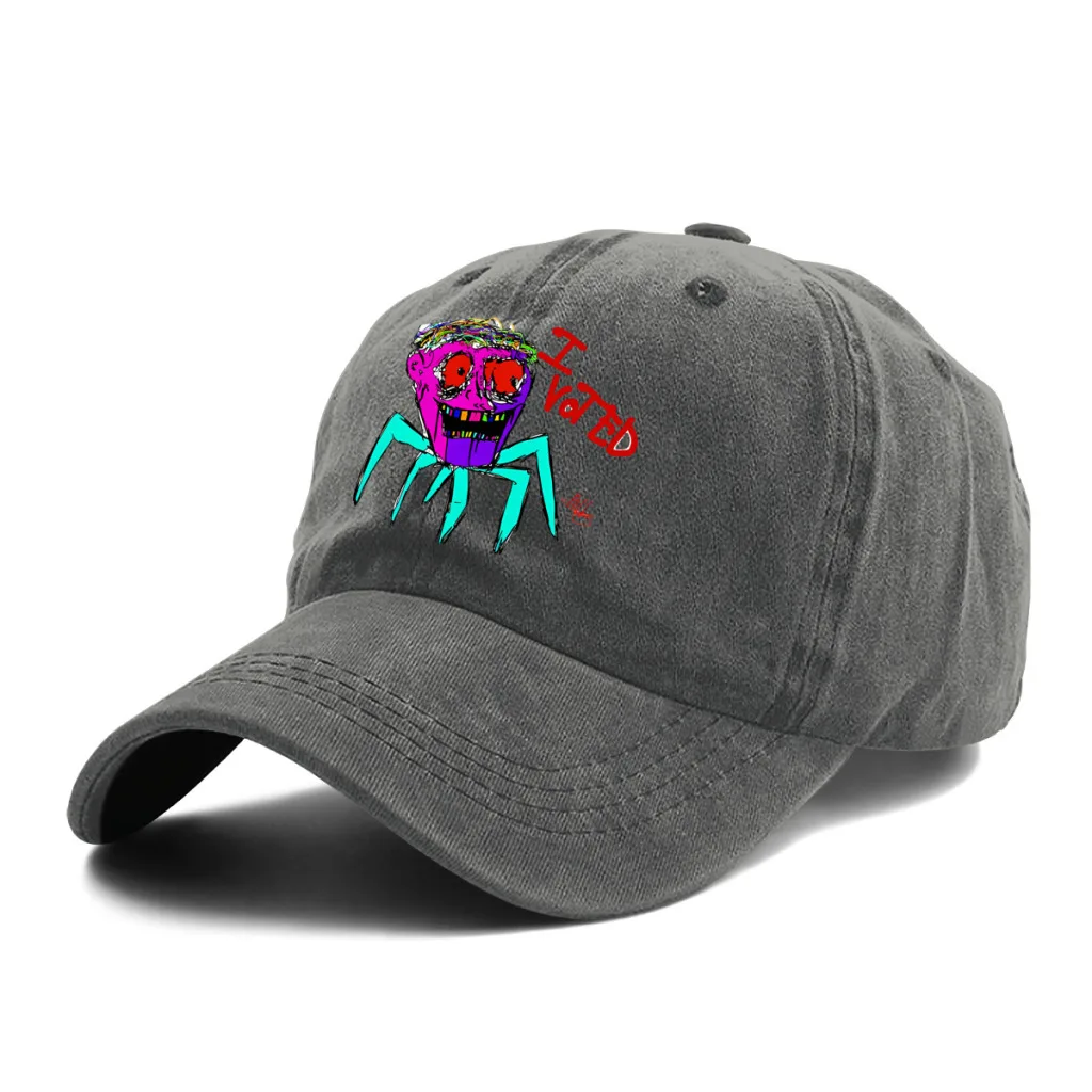 

Spider Multicolor Hat Peaked Women's Cap I Voted Personalized Visor Protection Hats
