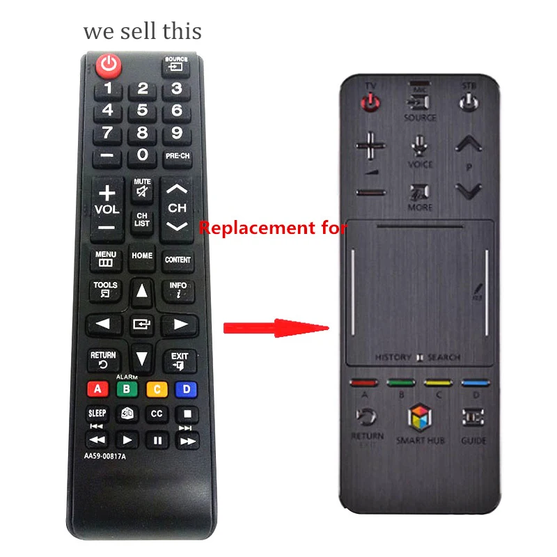 New AA59-00817A Remote Control for Samsung 3d Smart TV UA55F8000J UA46F6400AJ Touch Controller Remoto AA59-00782A AA59-00767A
New AA59-00817A Remote Control for Samsung 3d Smart TV UA55F8000J UA46F6400AJ Touch Controller Remoto AA59-00782A AA59-00767A