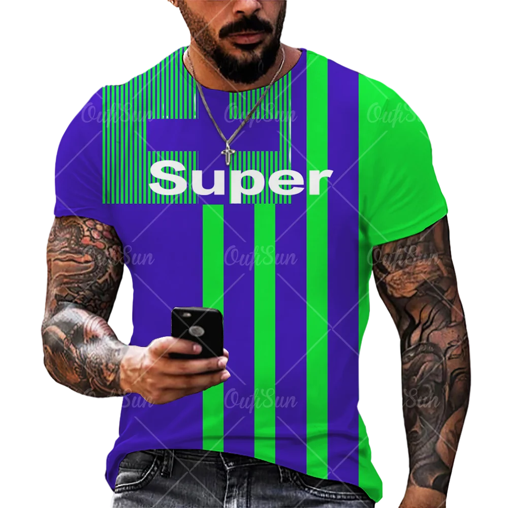 New 3D Printed T-shirt Punk Personality Transparent Oversized T-shirt Stitching Pattern New
New 3D Printed T-shirt Punk Personality Transparent Oversized T-shirt Stitching Pattern New