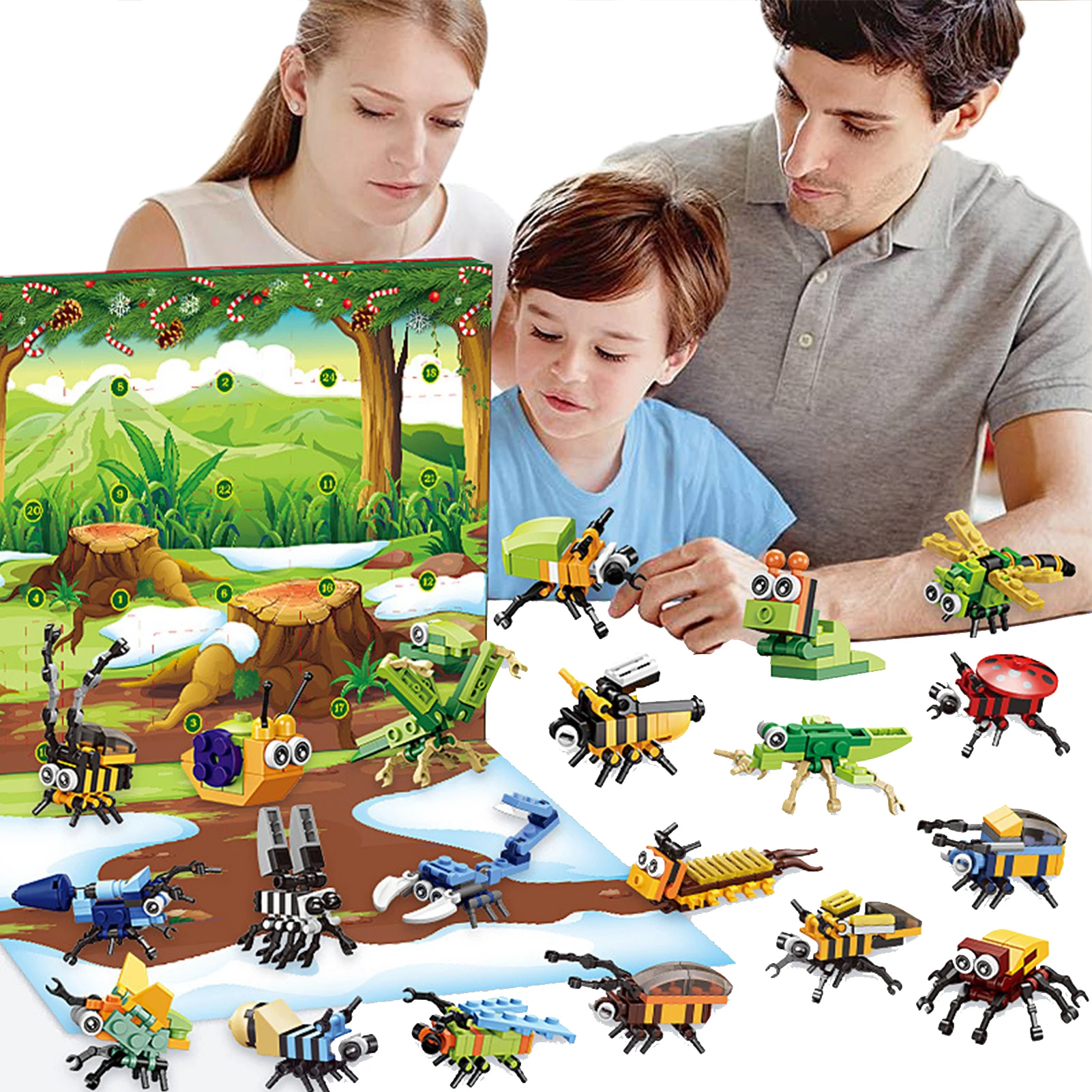 Christmas Advent Calendar Set Of 24 Kids Building Blocks Animals Advent Calendar Christmas 24 Days Countdown Calendar Gift Box
Christmas Advent Calendar Set Of 24 Kids Building Blocks Animals Advent Calendar Christmas 24 Days Countdown Calendar Gift Box