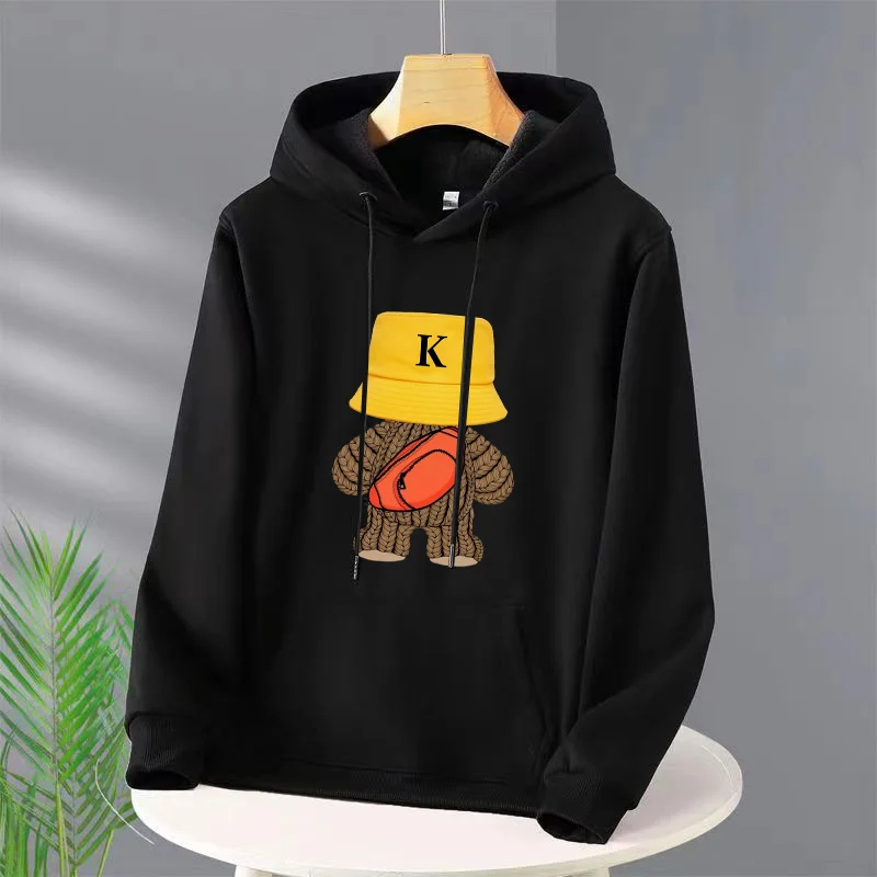 New K Funny Bear Printed Hoodies Fashion Outdoor For Men /Women Long Sleeved Clothing High-Quality Autumn Winter Fleece Pullover
New K Funny Bear Printed Hoodies Fashion Outdoor For Men /Women Long Sleeved Clothing High-Quality Autumn Winter Fleece Pullover