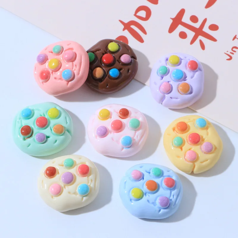 10pcs New Resin Macaron Cookie Cabochons Flatback for Headwear Accessory Supply 25mm Colorful Fake Foods Sweet Cake Cookie Charm
10pcs New Resin Macaron Cookie Cabochons Flatback for Headwear Accessory Supply 25mm Colorful Fake Foods Sweet Cake Cookie Charm
