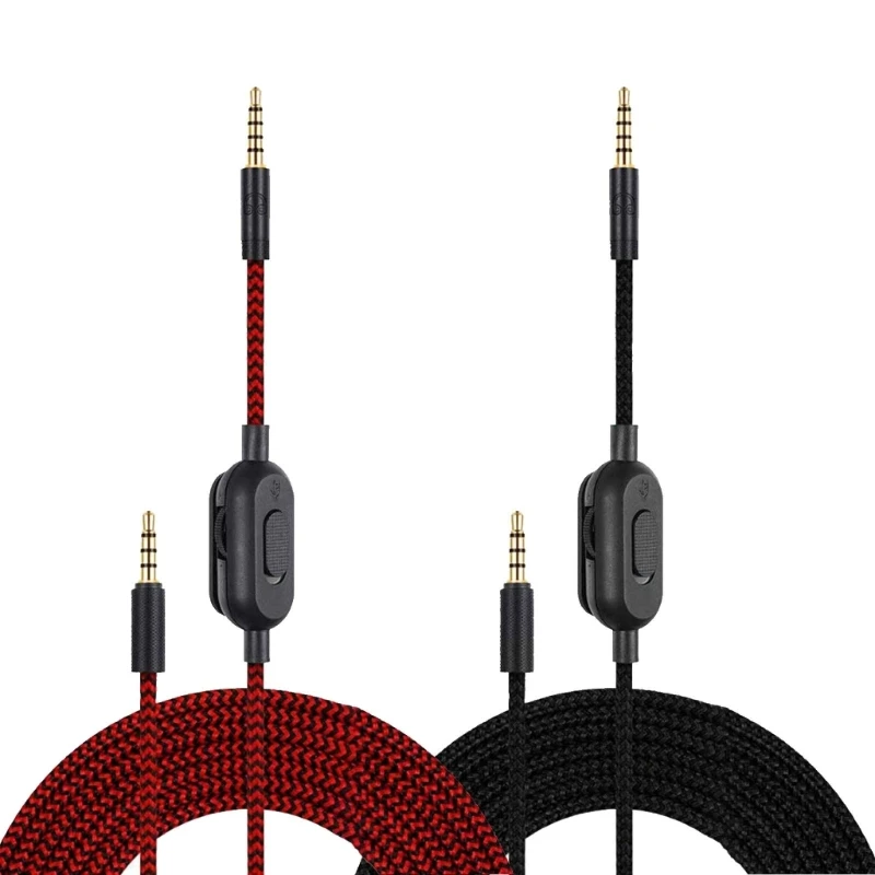 

Aux Cord for GPRO G233 G433 Headphone Cable with Inline Mute &Volume Control Noise-free Cord High Quality Sound