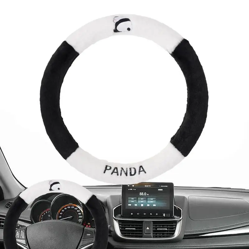 Fuzzy Steering Wheel Cover Unique Cartoon Panda Aesthetic Steering Wheel Cover Nonslip Universal 15inch Auto Wheel Cover
Fuzzy Steering Wheel Cover Unique Cartoon Panda Aesthetic Steering Wheel Cover Nonslip Universal 15inch Auto Wheel Cover