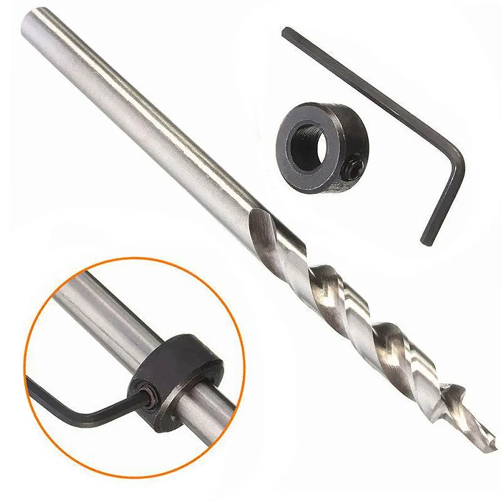 1/4 Hex Step Drill Bit 3/8 (9.5mm) ForKreg Jig Manual Pocket Pilot Hole Oblique Hole Locator Drill Bits Power Tools
1/4 Hex Step Drill Bit 3/8 (9.5mm) ForKreg Jig Manual Pocket Pilot Hole Oblique Hole Locator Drill Bits Power Tools