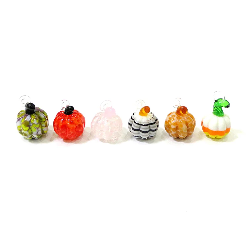 6pcs Cute Tiny Pumpkin Charm Glass Pendant Halloween Party Decor Ornament Fashion DIY Female Jewelry Necklace Making Accessories
6pcs Cute Tiny Pumpkin Charm Glass Pendant Halloween Party Decor Ornament Fashion DIY Female Jewelry Necklace Making Accessories