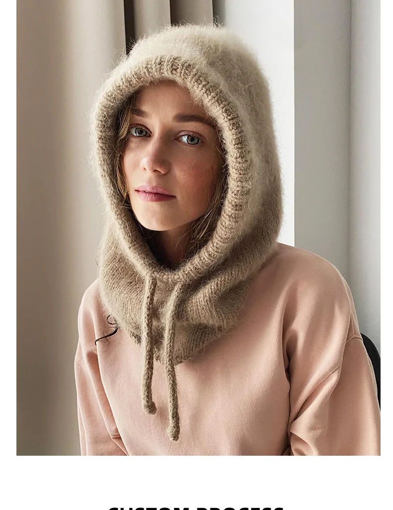 Winter Balaclava Hats For Men and Women Unisex Knitted Hooded Caps Outdoor Warmer Drawstring Hats One-Piece Neck Collar Beanies Cap 42 Mallzona S6a014c99e6fc4c138649026bcaf8648eN Winter Balaclava Hats For Men and Women Unisex Knitted Hooded Caps Outdoor Warmer Drawstring Hats One-Piece Neck Collar Beanies Cap Mallzona