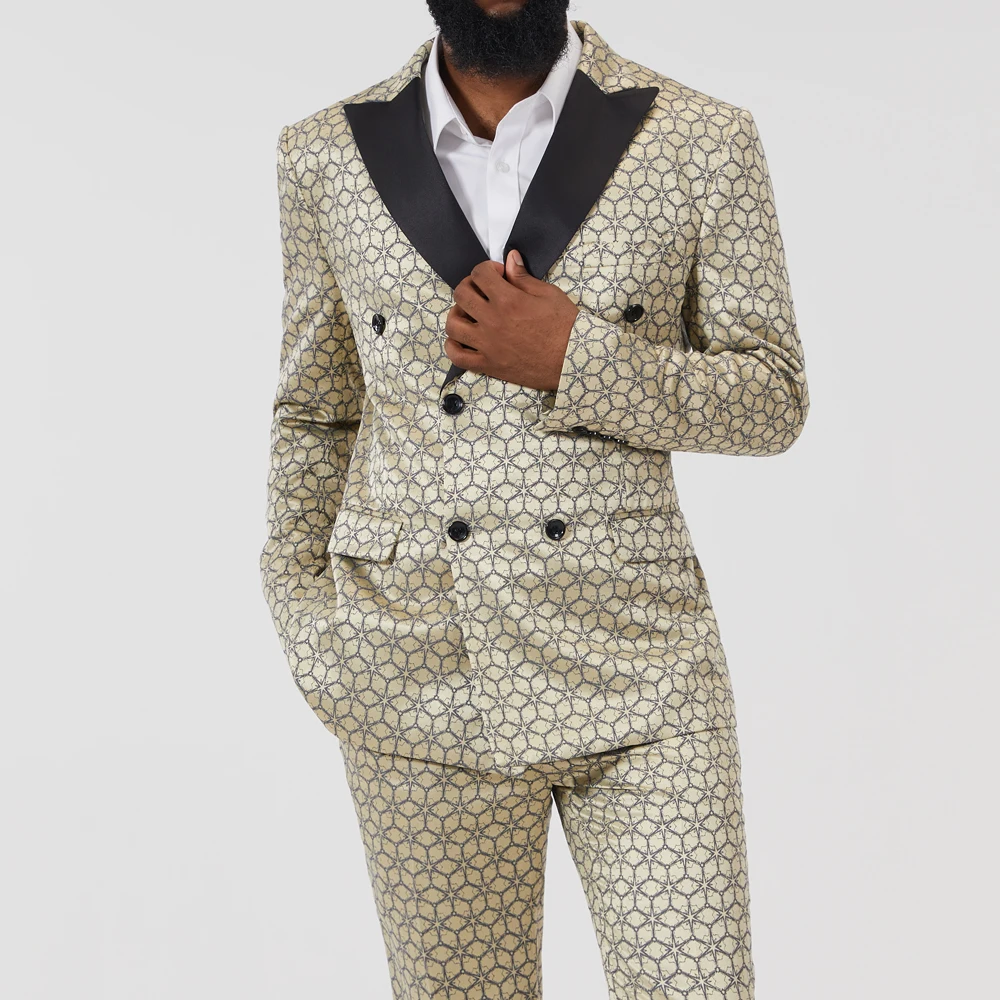 Elegant Men's Suit 2 Pieces Fashion Jacket Boutique Business Casual Suit Coat Groom Wedding Dress (Blazers+Pants)
Elegant Men's Suit 2 Pieces Fashion Jacket Boutique Business Casual Suit Coat Groom Wedding Dress (Blazers+Pants)