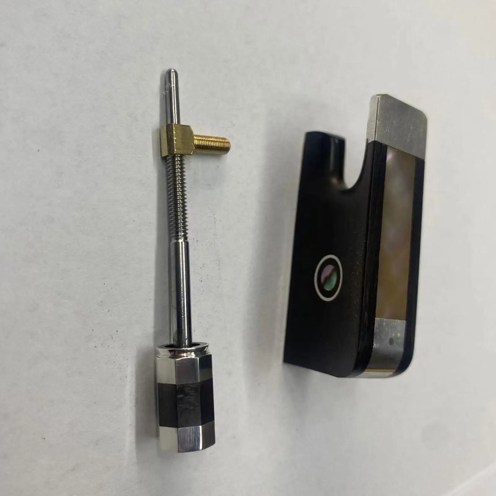 Bow Frog W/ Screw Replacement for 4/4 Violin Parts Musical Instrument Accessories
Bow Frog W/ Screw Replacement for 4/4 Violin Parts Musical Instrument Accessories