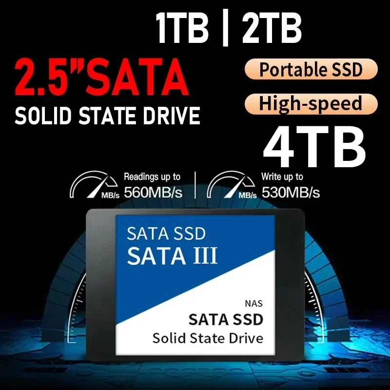 2024 Newest Original Brand 4TB/2TB/1TB 2.5"SATA 3 SSD High Speed Hard Drive Solid State Drive for Laptop/Desktop/Computer Gaming
2024 Newest Original Brand 4TB/2TB/1TB 2.5"SATA 3 SSD High Speed Hard Drive Solid State Drive for Laptop/Desktop/Computer Gaming