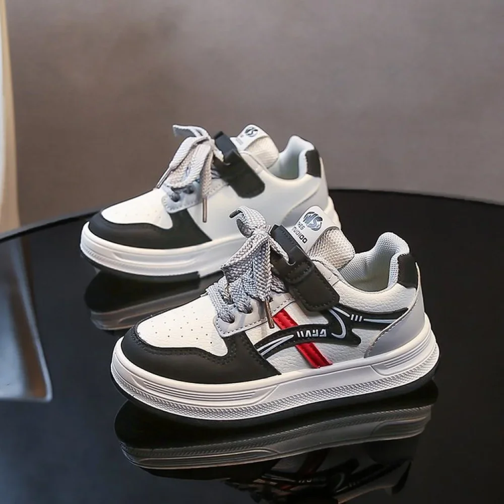 أحذية رياضية من جلد البولي يوريثان للأطفال، أحذية رياضية عصرية للمراهقين، أحذية رياضية مضادة للانزلاق ومقاومة للماء للأولاد والبنات أحذية رياضية من جلد البولي يوريثان للأطفال، أحذية رياضية عصرية للمراهقين، أحذية رياضية مضادة للانزلاق ومقاومة للماء للأولاد والبنات