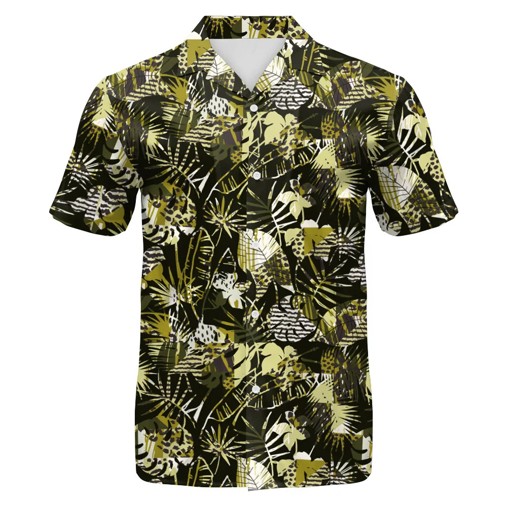 Men's Summer Lightweight Short Sleeve Hawaiian Shirts Stylish Palm Leaf Casual Tee Fashion Beach Shirts Loose Street Tops 2023
Men's Summer Lightweight Short Sleeve Hawaiian Shirts Stylish Palm Leaf Casual Tee Fashion Beach Shirts Loose Street Tops 2023