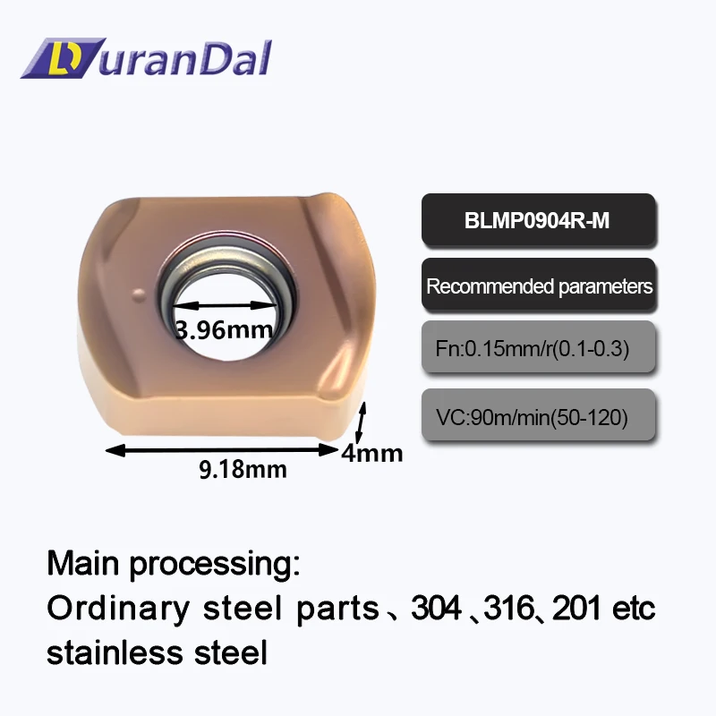 10PCS Fast Feeding Blade BLMP0904 Carbide Milling Inserts Hardness 90 Metal Lathe Tools Insert End Milling Cutter
10PCS Fast Feeding Blade BLMP0904 Carbide Milling Inserts Hardness 90 Metal Lathe Tools Insert End Milling Cutter