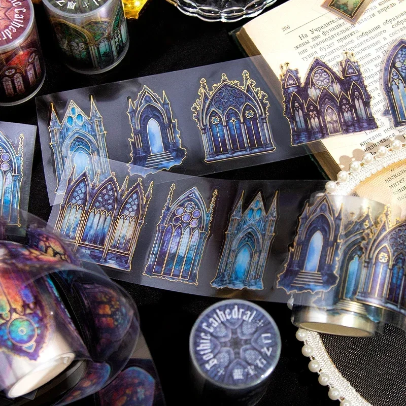 1Roll 2M Tape PET Gothic Church Bronzing Decoration Handbook Loop Material Arts Handbook Paper Label Scrapbook Cut 60MM
1Roll 2M Tape PET Gothic Church Bronzing Decoration Handbook Loop Material Arts Handbook Paper Label Scrapbook Cut 60MM