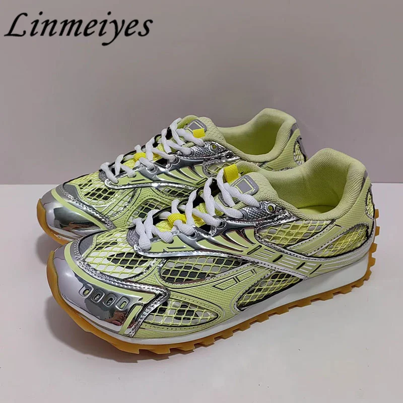 Casual Sneakers Women Mesh Hollow Outs Running Shoes Lace Up Round Toe Patchwork Sports Shoes Unisex Comfort Flat Shoes Men
Casual Sneakers Women Mesh Hollow Outs Running Shoes Lace Up Round Toe Patchwork Sports Shoes Unisex Comfort Flat Shoes Men