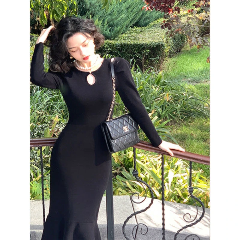Female Knit Rib Wrap Midi Pencil Dress for Women Casual Fashion Style Long Sleeve O-Neck Bodycon Streetwear Vestidos G765
Female Knit Rib Wrap Midi Pencil Dress for Women Casual Fashion Style Long Sleeve O-Neck Bodycon Streetwear Vestidos G765