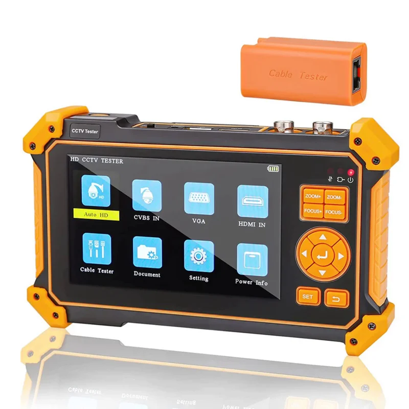 HD-3200 Portable CCTV tester With 5 inch TFT-LCD Screen 4K 8MP CVI TVI AHD SDI CVBS HDMI Analog Camera Tester Monitor
HD-3200 Portable CCTV tester With 5 inch TFT-LCD Screen 4K 8MP CVI TVI AHD SDI CVBS HDMI Analog Camera Tester Monitor