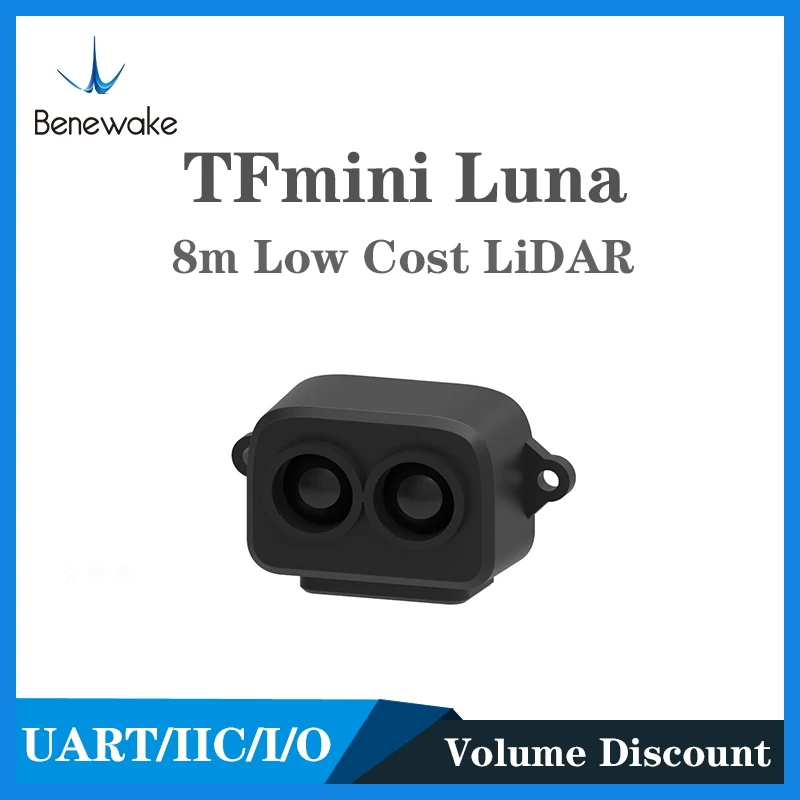 

Benewake TF-Luna Single point laser radar module small size, low power consumption light weight 5V UART IIC Interface