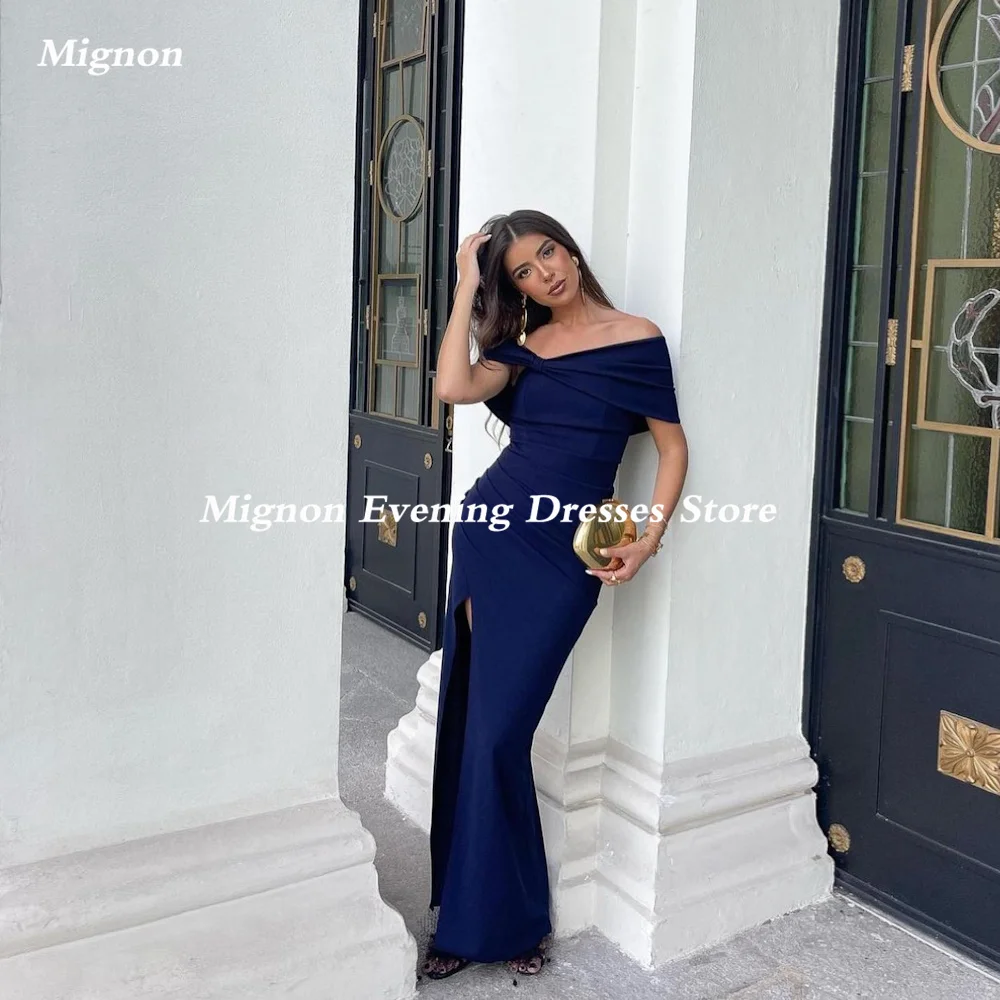 Mignon Satin Mermaid Prom Gown Off-the-shoulder Neckline Populer Evening Ruffle Formal Elegant Summer Party Dress for Women 2023 
Mignon Satin Mermaid Prom Gown Off-the-shoulder Neckline Populer Evening Ruffle Formal Elegant Summer Party Dress for Women 2023
