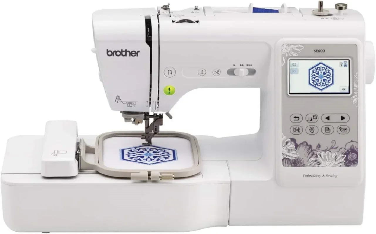 

Summer discount of 50%Brother SE600 Sewing and Embroidery Machine, 80 Designs, 103 Built-In Stitches